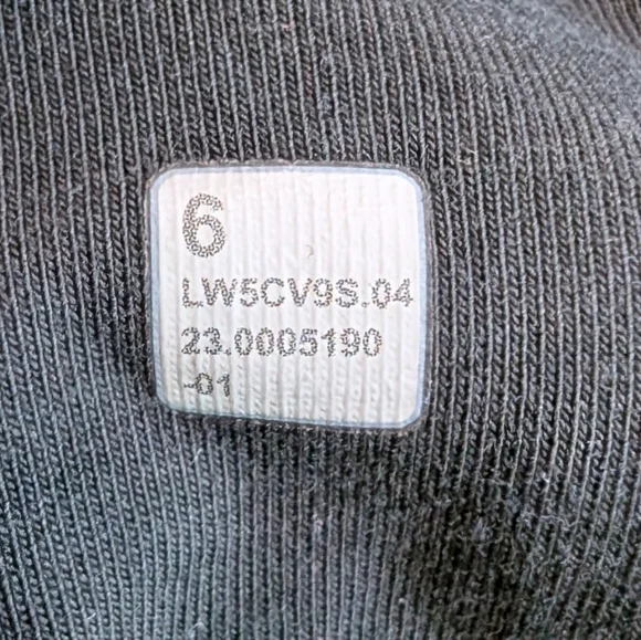 Lululemon Scuba Relaxed High-Rise Jogger Athleisure Women 6 Pull On Cotton Black - Picture 10 of 10